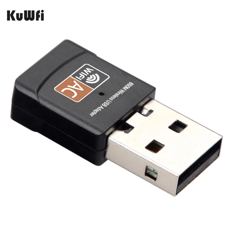 KuWFi Wifi адаптер WD 4503AC USB Сетевая карта 2 4 ГГц/5 8 ГГц Двухдиапазонная сетевая Lan Карта