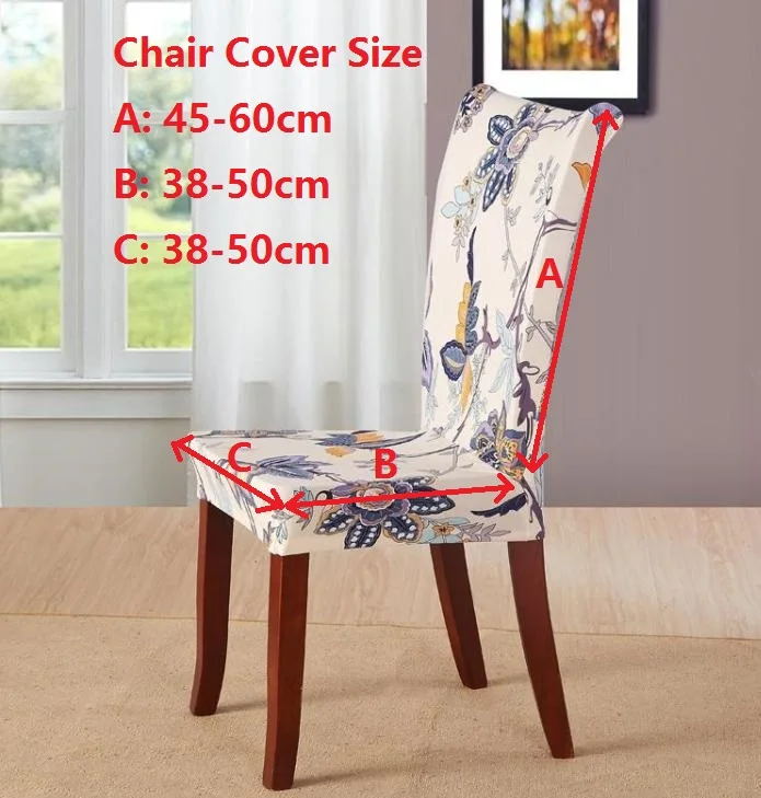Универсальный Эластичный Чехол для стула из спандекса|Чехлы на стулья| |
