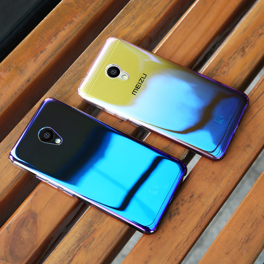 FLOVEME градиентные чехлы для телефонов Meizu M5 M5s U10 Роскошные Aurora Blue Ray чехол Capa
