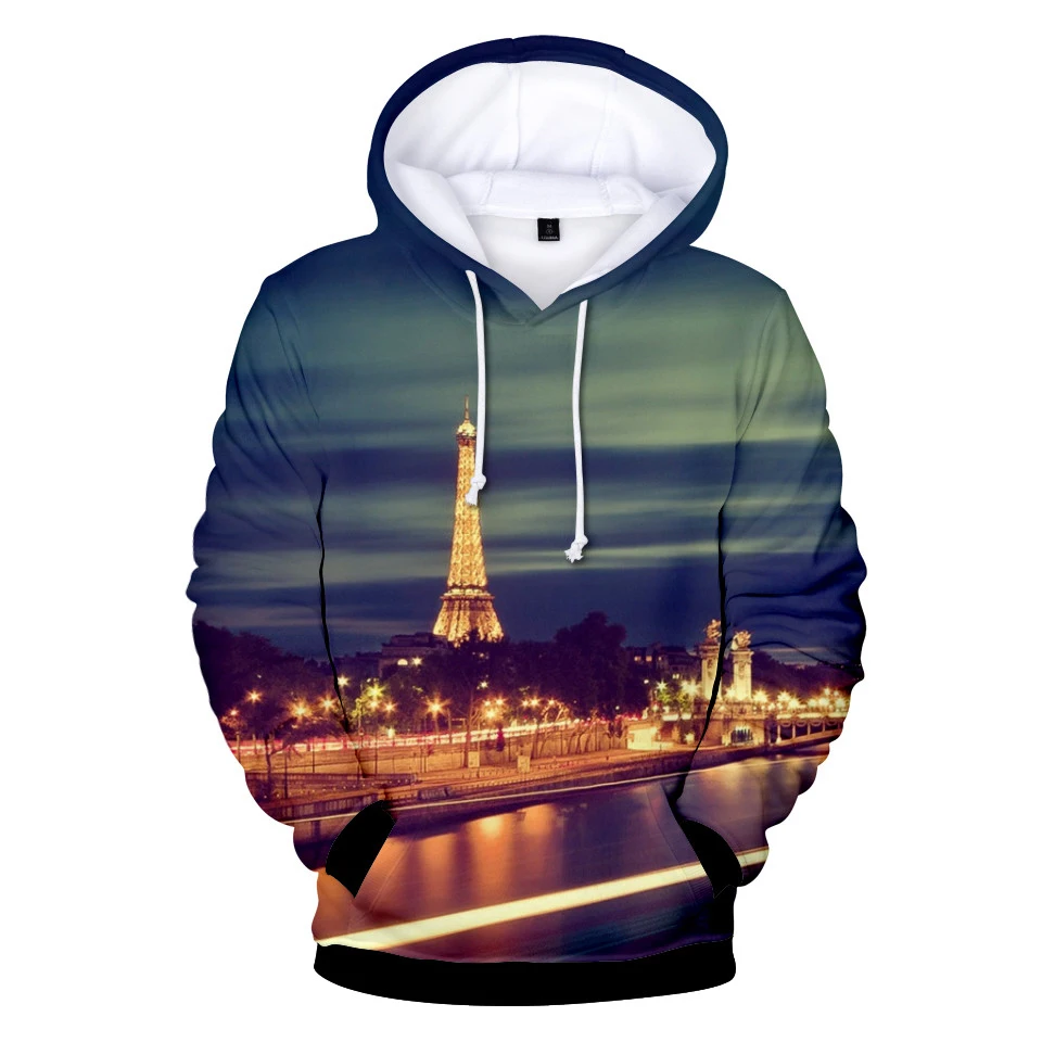 Толстовка Мужская/женская с капюшоном модный спортивный пуловер 3d принтом