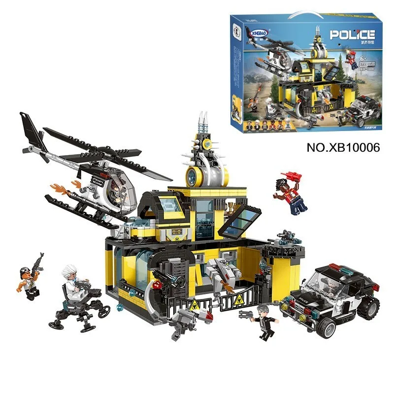 XINGBAO 10006 DIY штурмовые исследовательские строительные блоки кирпичи Comaptible Legoings