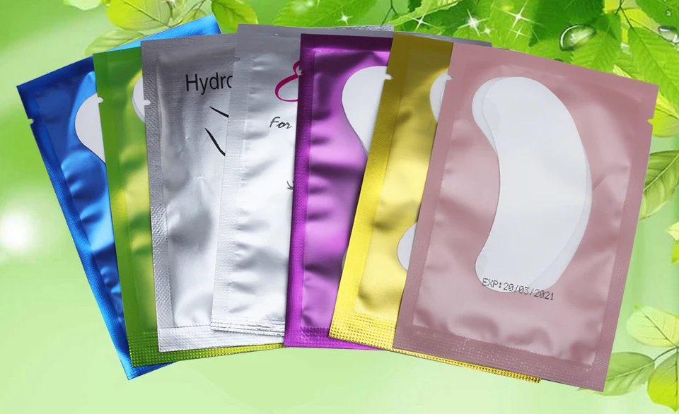 Eyepads 50/100/200 пар бумажные патчи для ресниц накладки под глаза ресницы, глаза патчи Безворсовая Ткань Для женщин Eyepads наращивание ресниц инструменты