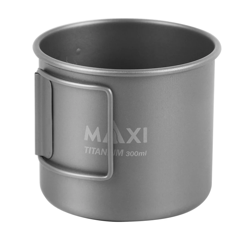 Титановая чашка Toaks 300 мл со складной ручкой титановая кофейная кружка | Спорт и