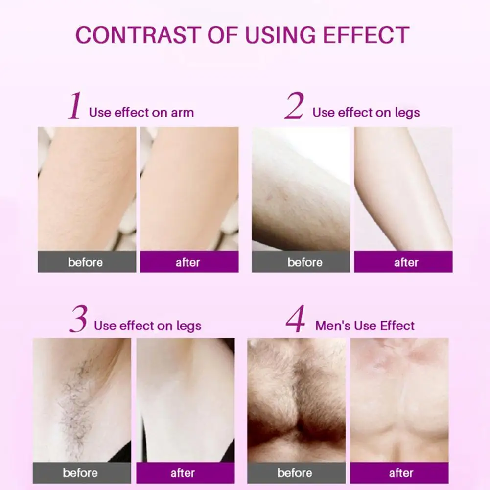 Крем для удаления волос без боли анти-аллергический мусс спрей пена крем