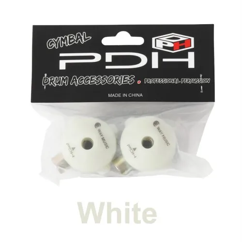 White(Luminous) PDH второго поколения тарелки Кепки 2 шт./упак. барабанные тарелки быстрая Кепки Мути-Цвет ударный аксессуар - Цвет: White(Luminous)