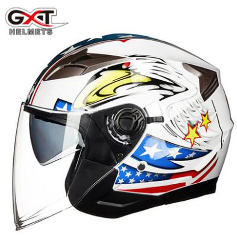 Мужские/женские шлемы мотоциклетные с полулицевым козырьком GXT G-708 Электрический