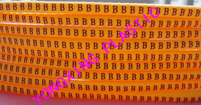 Набор аксессуаров для кабеля 500 шт./лот с круглыми маркерами 0 2 3 5 75 1 4 6 16 мм2 ABCDEFGHI