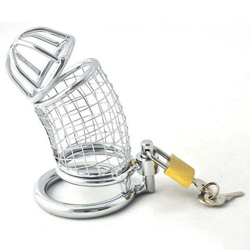 Мужской Пояс верности из нержавеющей стали 3 размера|penis cage|stainless steel chastitychastity device |