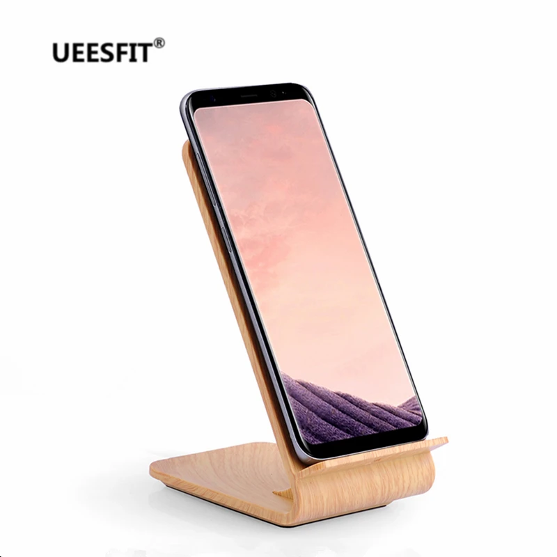 Подставка UEESFIT для быстрой беспроводной зарядки iphone 8 8Plus Samsung Galaxy S9 S7 S8