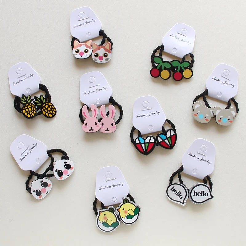 Эластичные резинки для волос маленьких девочек 2 шт./лот аксессуары детей повязка