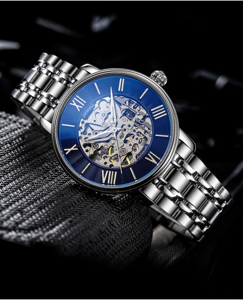 SINOBI Мужские часы механические Tourbillon Роскошные модные брендовые кожаные мужские спортивные часы мужские автоматические часы Relogio Masculino