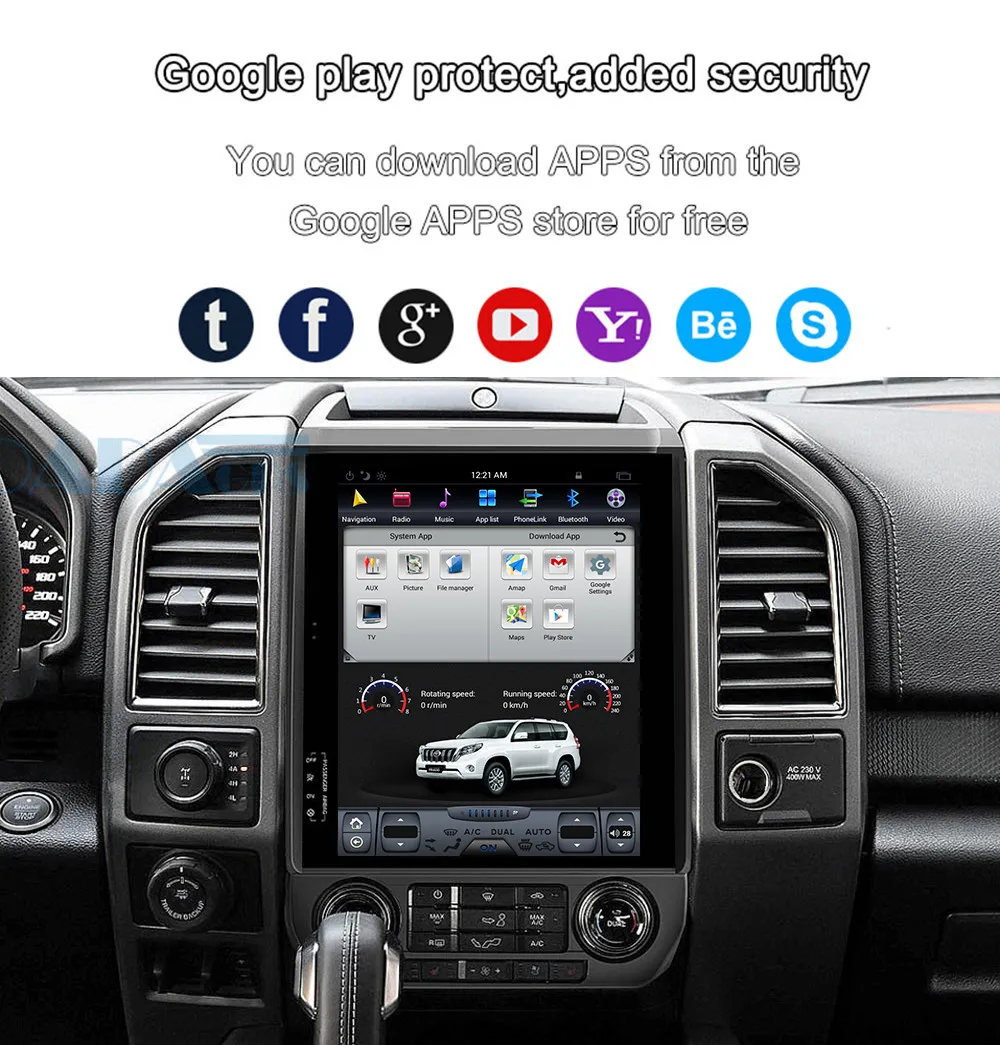 12," Тесла стиль автомобиля радио мультимедиа плеер для Ford F150 gps gps Map навигация записи нет dvd