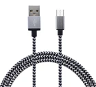 Подходит для Android Usb-кабеля, нейлоновый тканый канал 2A 1 м2 м3 м, кабель для зарядки и передачи данных Micro