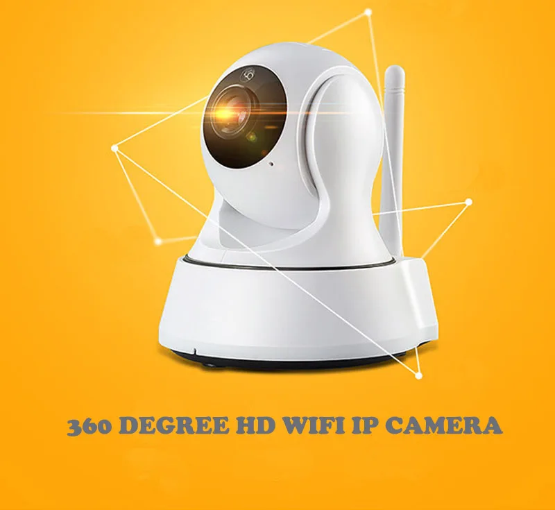 Eyessys мини Беспроводной панорамный сети IP Камера наблюдения Wi-Fi HD 720P Ночное