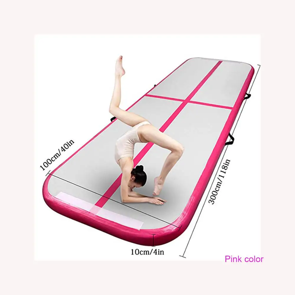 pink 3 комплекта/партия м и формирующая листы для кровли 4 м 5 м Надувной Дешевые гимнастические матрасы в тренажерном зале и сушить в стиральной машине Airtrack пол Йога Олимпийских игр, воздушный трек для продажи - Цвет: pink
