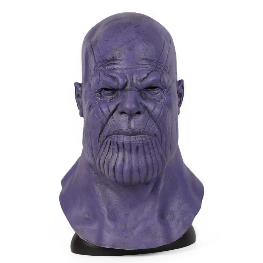 Делюкс танос косплей маска шлем на всю голову Бесконечность рукавица Marvel
