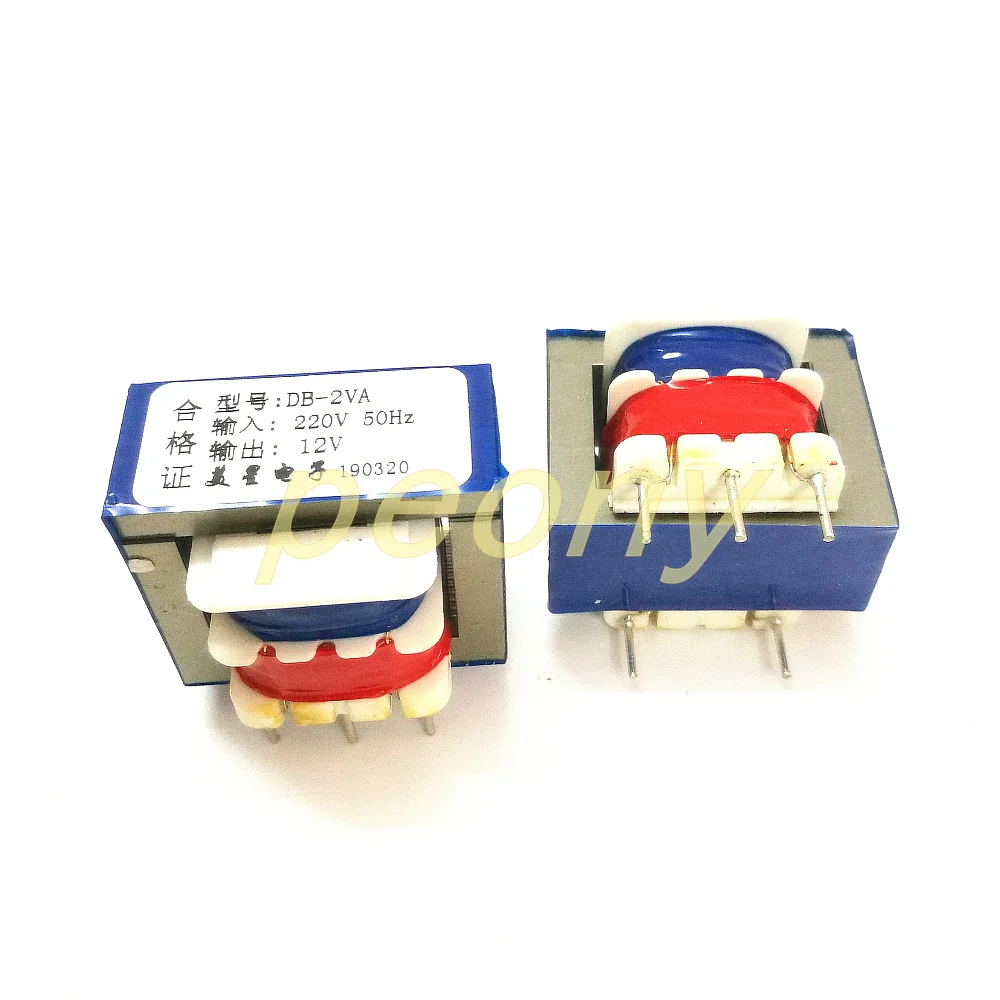 EI35 pin трансформатор печатная плата ПК 220В до 12В 160ма AC12V тип иглы 2