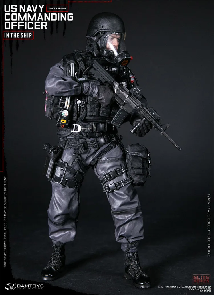 DAM Toys 1/6 командная фигурка командира флота США Solider полный набор для