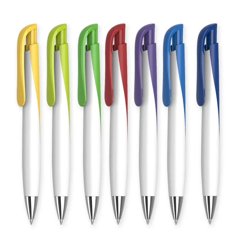 

500pcs/lot Plastic ball pen customize office stationery pens for writing