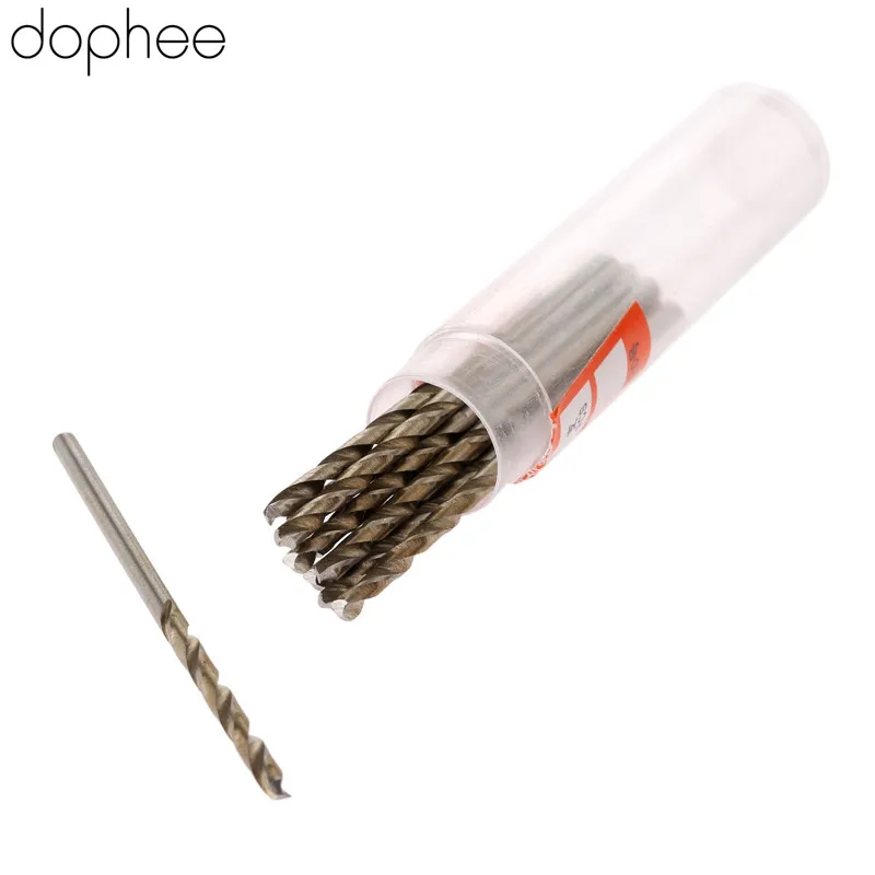 2 point 5 mm Dopee 2,0-3,5 мм Спиральные сверла HSS сверло микро прямой хвостовик сверление по дереву электрические Деревообрабатывающие инструменты алюминий 10 шт. Лидер продаж - Цвет: 2 point 5 mm