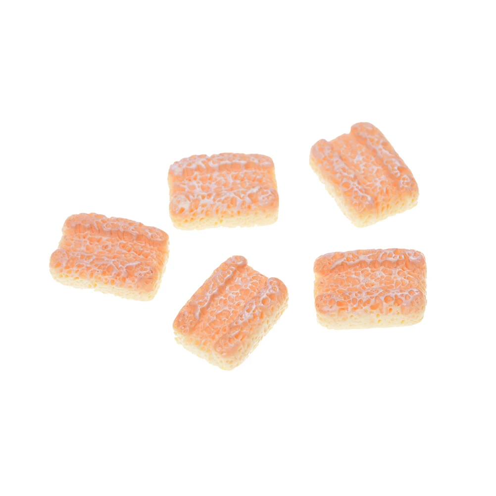 5 шт. ASlow Rising Cream Bread Squishy Atificial Sets телефонные брелоки куклы мини домик Миниатюрные