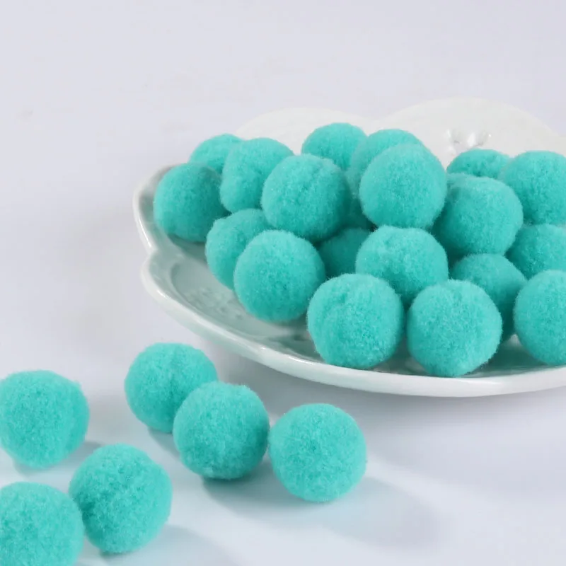 4 Dark Mint 20 г Pompones 10/15/20/25/30 мм помпон мех корабль DIY мягкий помпонами свадебные/украшения дома Швейные На ткань аксессуары - Цвет: 4 Dark Mint