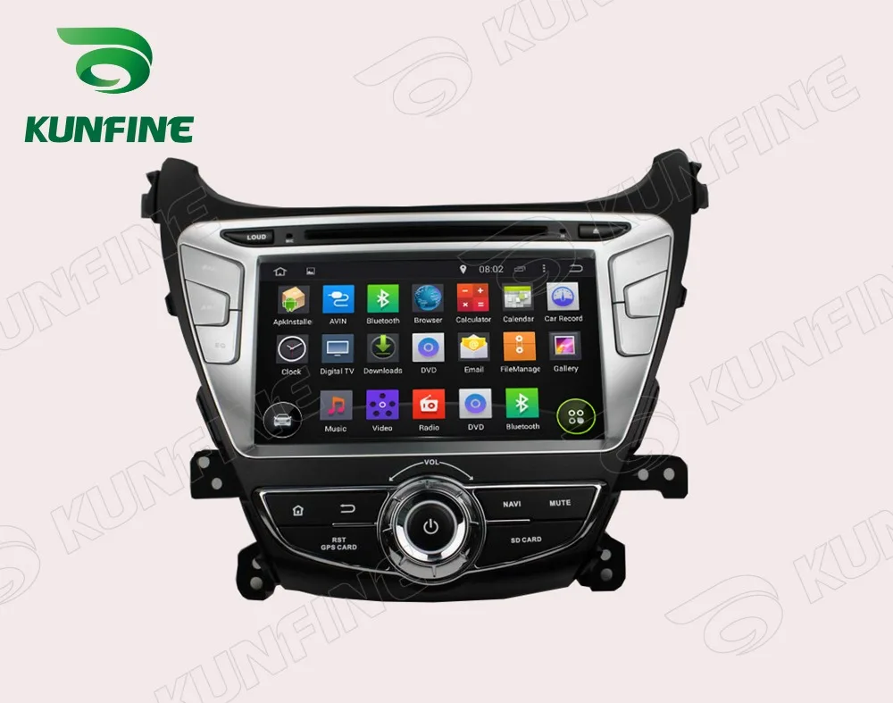 Мультимедийный плеер Hyundai Elantra 2014 Восьмиядерный 2 Гб ОЗУ Android 6 0 DVD GPS навигация