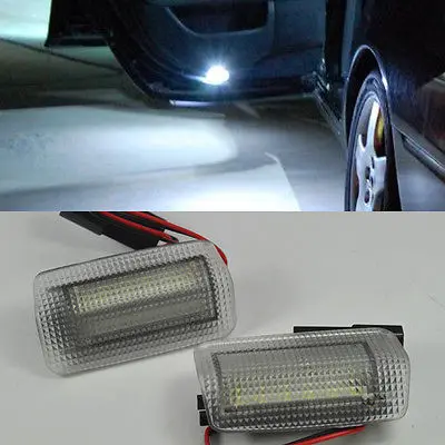 2 шт. белый светодиодный светильник для двери/светодиодный боковой двери Sequoia Tundra