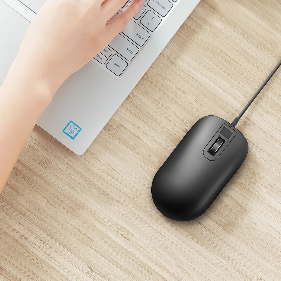 Оригинальная смарт-мышь Xiaomi Jessis J1 125 Гц 8G с защитой от отпечатков пальцев, портативная Высококачественная мышь с паролем для быстрого распознавания