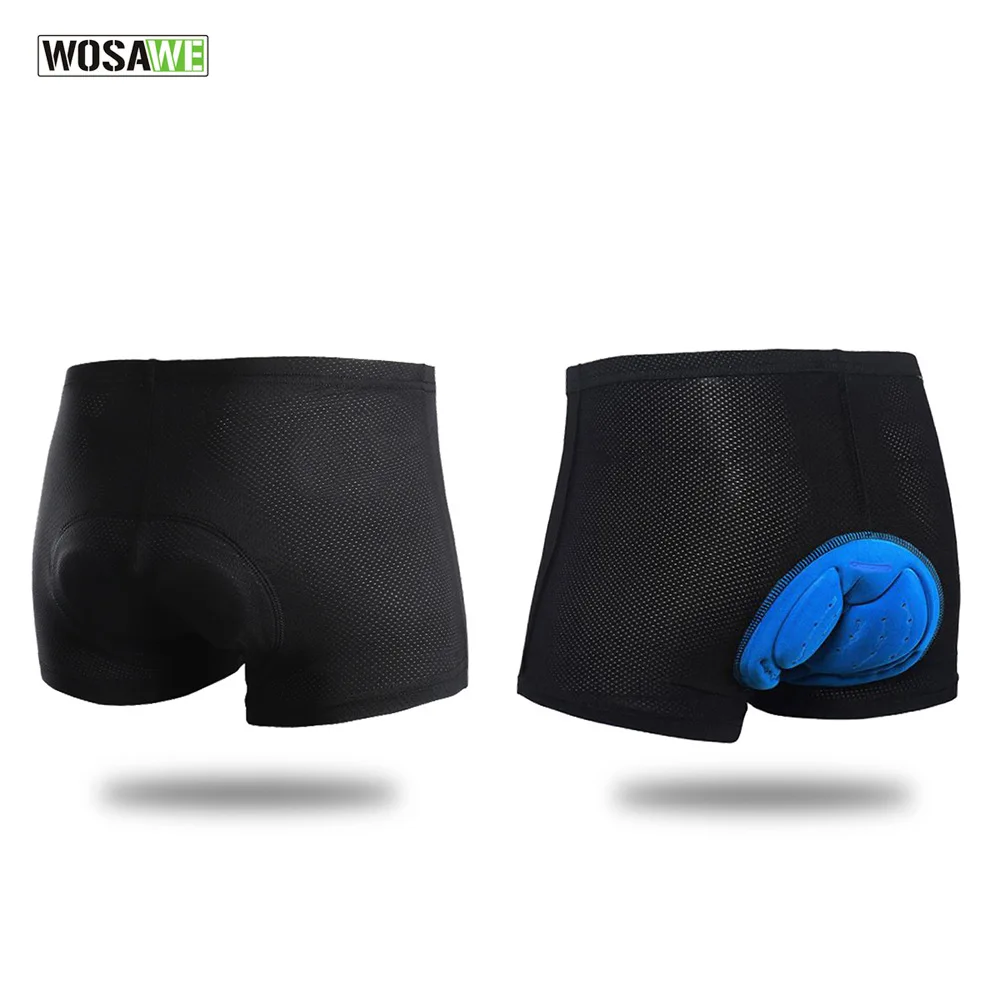 WOSAWE Men's Cycling Underwear Bicycle Mountain MTB Shorts Riding Bike Sport Compression Tights 5D Padded | Спорт и развлечения