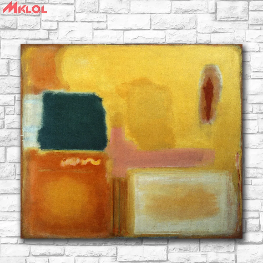 Wall Pictures For Living Room Abstract Mark Rothko Mauve Intersection Canvas Art Home Decor Modern No Frame Oil Painting | Дом и сад
