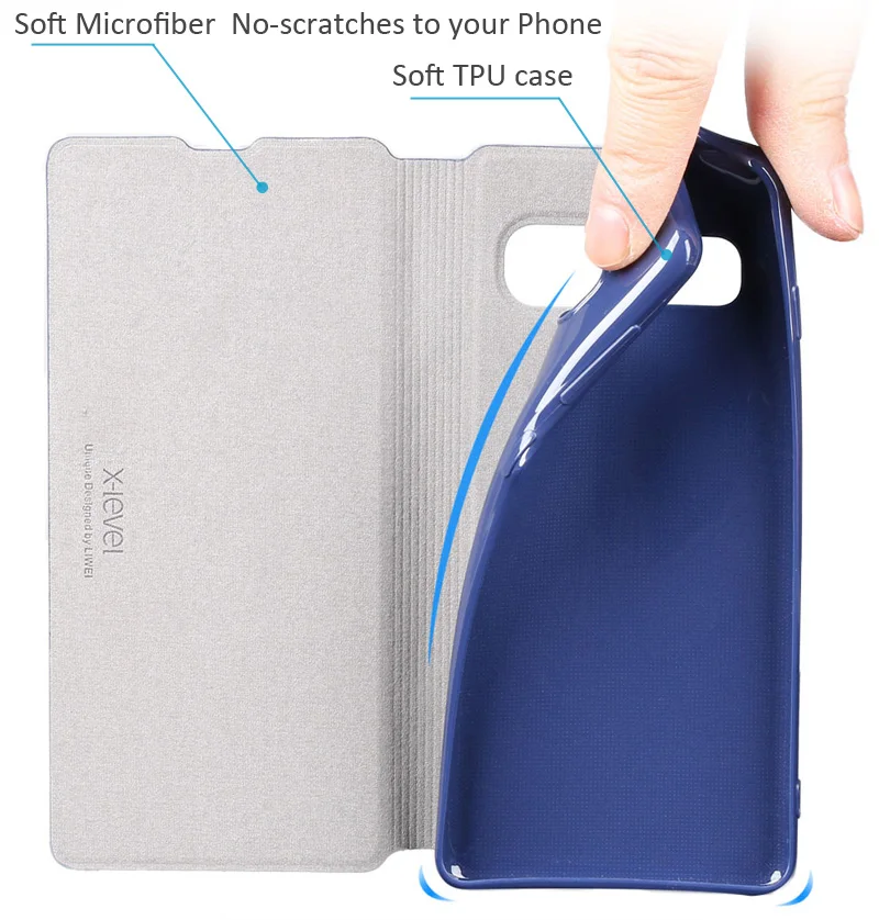 X Level Book Flip PU кожаный чехол для Samsung Galaxy S10 Ультратонкий PLUS + Funda Capa Stand S10e