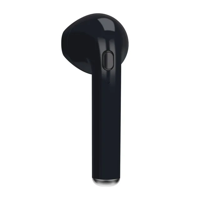 IBesi i7 i7s TWS Bluetooth наушники беспроводные наушники стерео наушники с зарядной коробкой микрофон для iPhone Xiaomi Samsung всех телефонов - Цвет: i7-BLACK