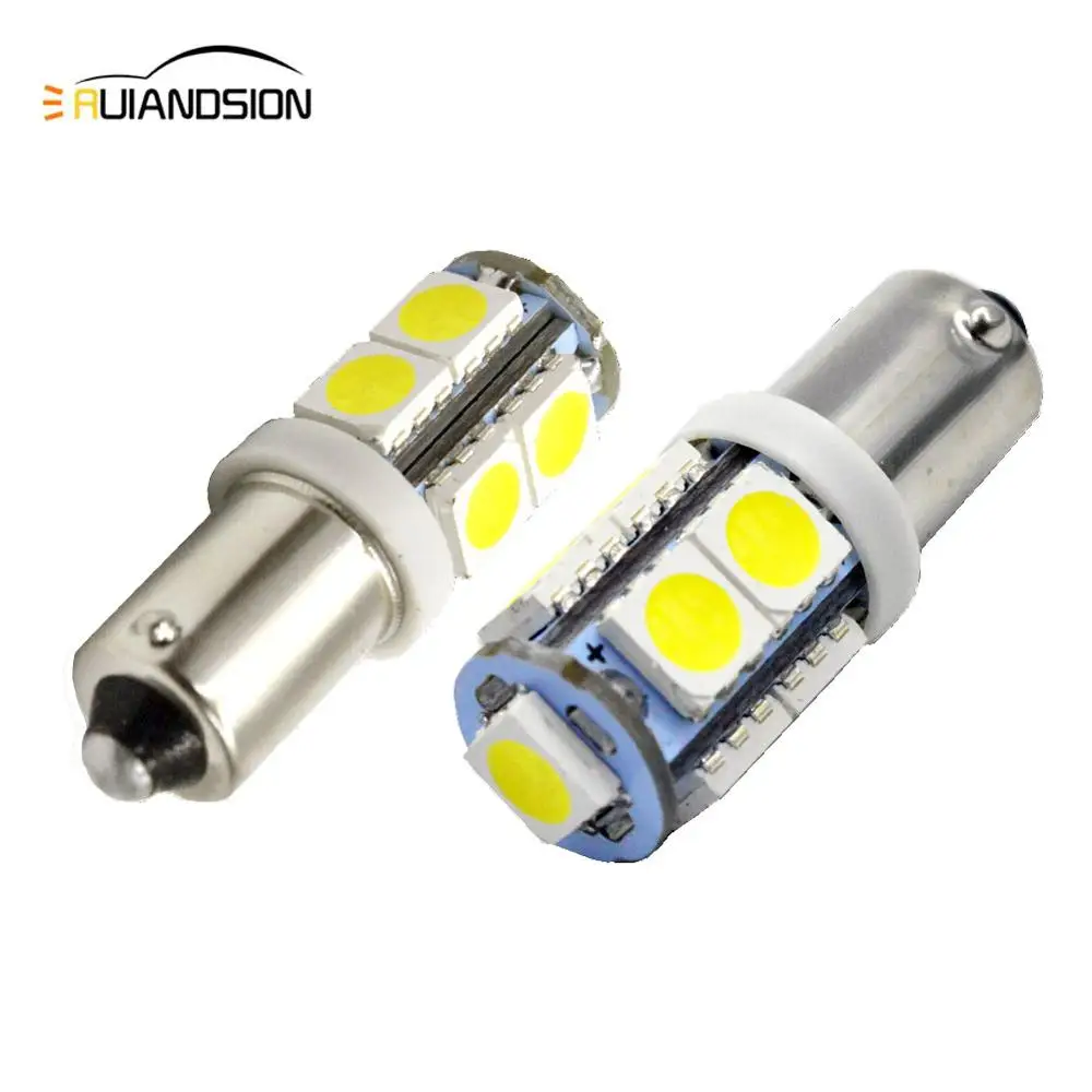 2x Нет Полярный 270lm автомобиля интерьер лампы BA9S T4W BAX9S BAY9S 5050 9 SMD 6 12 V 24 супер яркий