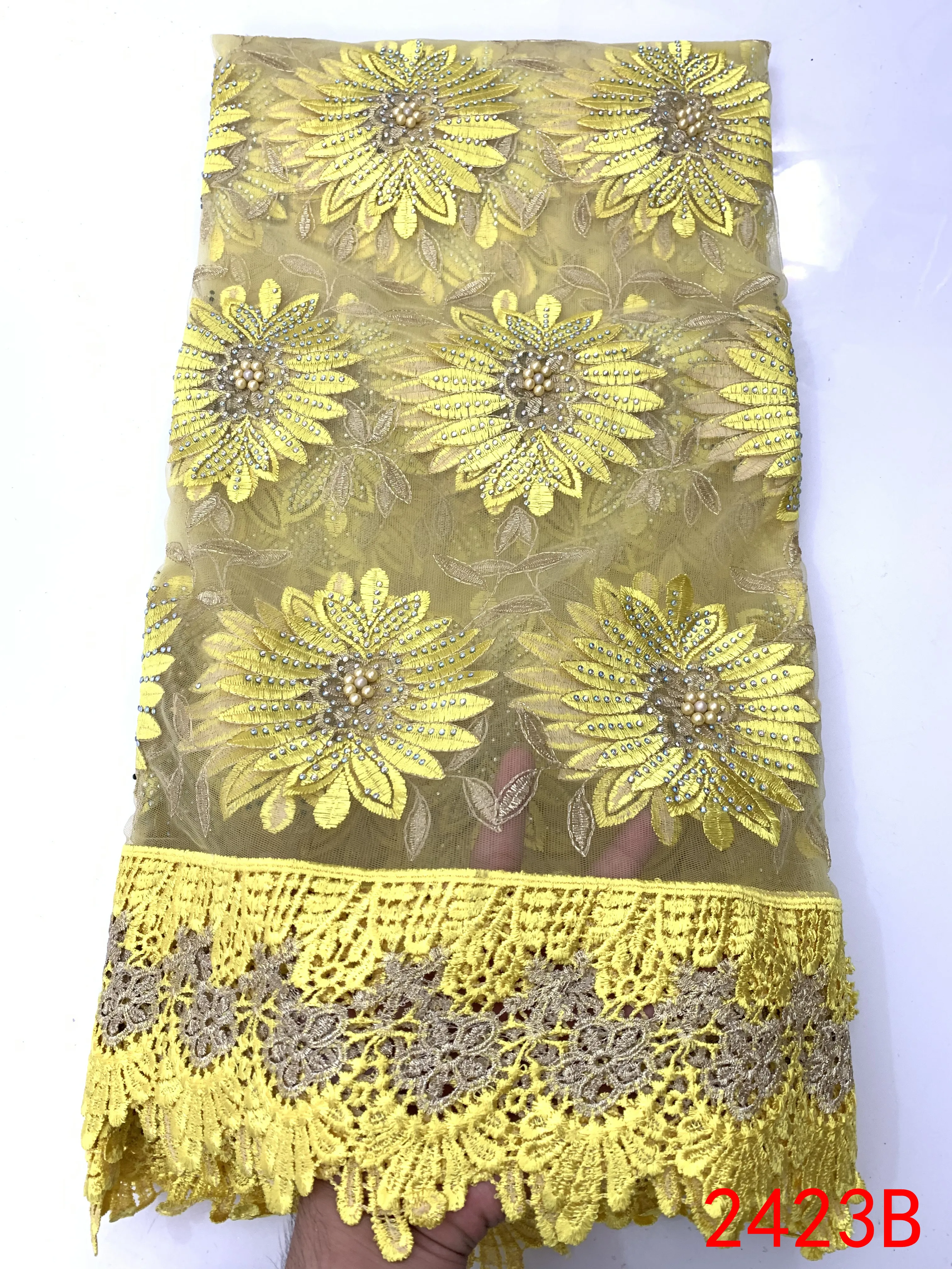 Нигерийские кружевные ткани высокого качества 2019 африканская вышитая кружевная