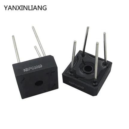 Бесплатная Доставка 5 шт. 10A 1000 В диодный мост выпрямителя kbpc1010|bridge rectifier|diode bridge