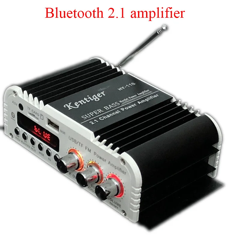 Kentiger-Hy-118 2 1 + 4-канальный выходной сабвуфер Tf \ Usb Fm аудио усилитель мощности стерео