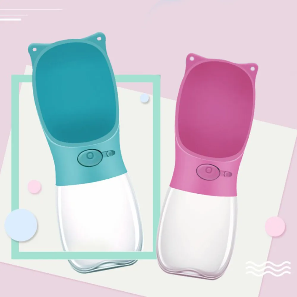 Portable Pet Dog Water Bottle For Small Large Dogs Feeder Travel Puppy Cat Drink Bowl Outdoor Dispenser Supplies | Дом и сад