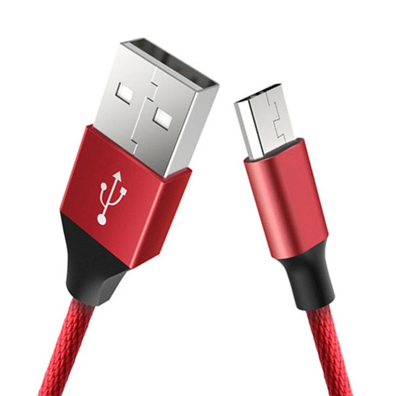 2 м удлиненный USB кабель для зарядки iPhone 5S 6 7 8 металлический Плетеный