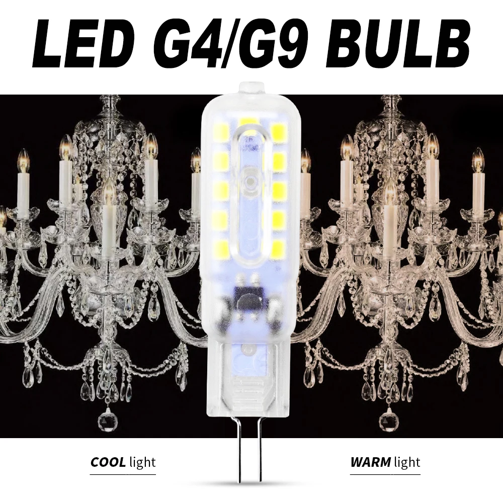 

G9 Bulb LED Corn Light SMD2835 Bombillas Led 220V Spotlight Bulbs G4 Dimmable Led Lamp 3W 5W Chandelier Home Decor Wall Lights
