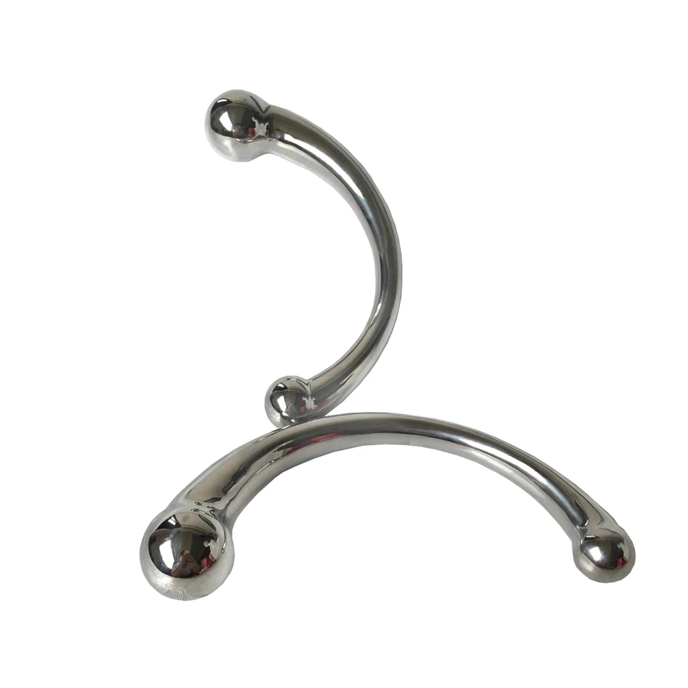 Анальные Фаллоимитаторы из нержавеющей стали металлическая Анальная пробка для