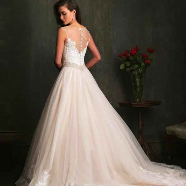 fashion Bride Transparent backless lace mermaid wedding dress 2015 plus size dresses 493 zkc | Свадьбы и торжества