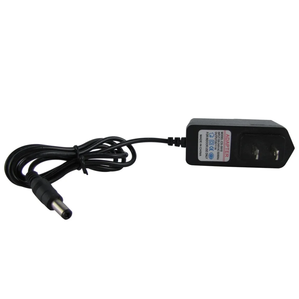 Адаптер питания FLEOR 9V 1A AC/DC американские вилки с отрицательным наконечником для