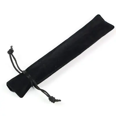 

5Pcs Thicker Pen Case With Rope For Rollerball /Fountain/Ballpoint Pen Velvet Pen Pouch Holder Single Pencil Bag