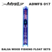 adygil balsa wood fishing float sets adwfs 017 floatation 0 5g length of line 60cm hook size 16 5pcslot