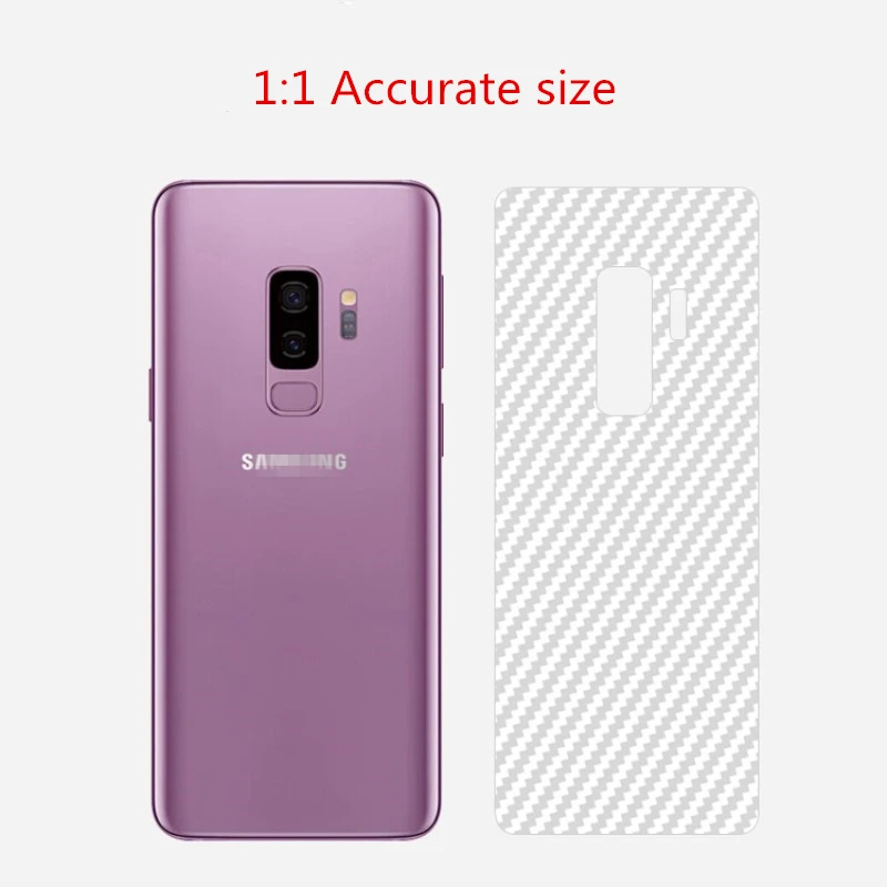 5 шт./лот чехол s для телефона samsung Galaxy S7 Edge S10 S9 S8 Plus Note 9 8 A5 углеродное волокно задняя защитная Пленка чехол