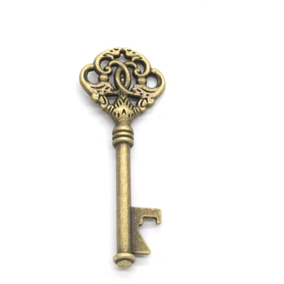 D antique bronze ERMAKOVA 5 шт. металлический скелет ключ открывалка для бутылок бутылка в форме черепа открывалка для свадебной вечеринки подарки для гостей деревенский Свадебный декор - Цвет: D antique bronze