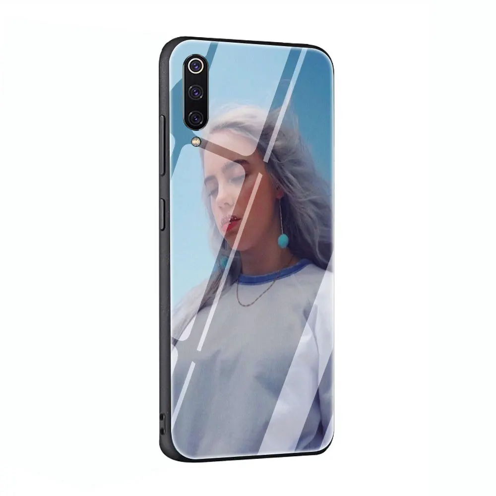 G11 Billie Eilish закаленное стекло чехол для телефона Xiaomi mi 8 9 Красный mi 4X 6A Note 5 6 7 Pro Pocophone F1 - Цвет: G11