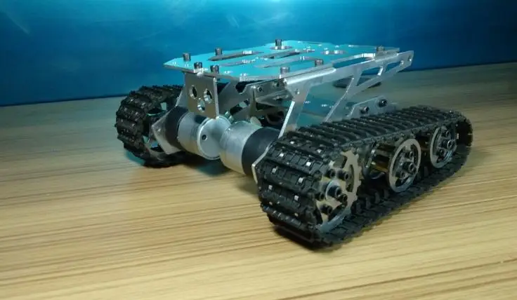 DIY 298 сплав Танк шасси умный автомобиль гусеничный шасси гусеничные транспортные средства танки робот шасси