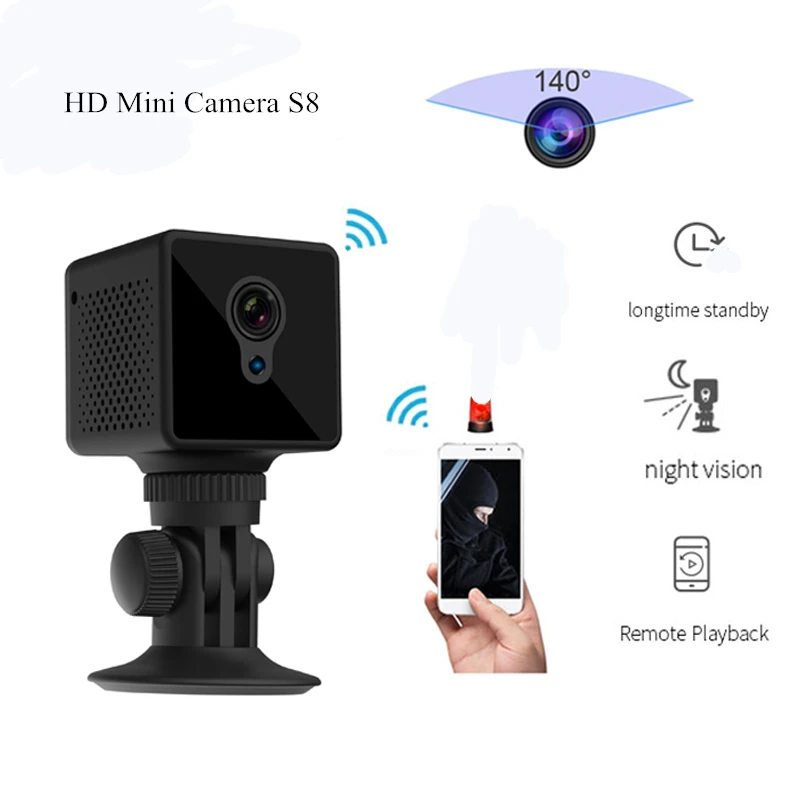 1080P Мини-видеокамера S8 мини-камера 8 продолжительное время микро-камера DVR